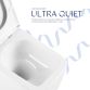 Комплект: Qtap Gemini Ultra Quiet унітаз підвісний QT2533076EUQW + Nest комплект інсталяції 4в1 (Клавіша квадратна Satin) QT0133M425 + QT0111M06029SAT - 5
