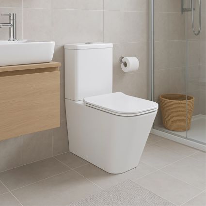 Набір Qtap інсталяція 4 в 1 з панеллю змиву Nest (QT0133M425 + QT0111M06028CRM) + унітаз з сидінням Robin QT1333046ERW - 3