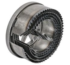 Коронки по дереву набірні Ø60; 67; 74; 81; 95мм висота 30мм Sigma (1520031)