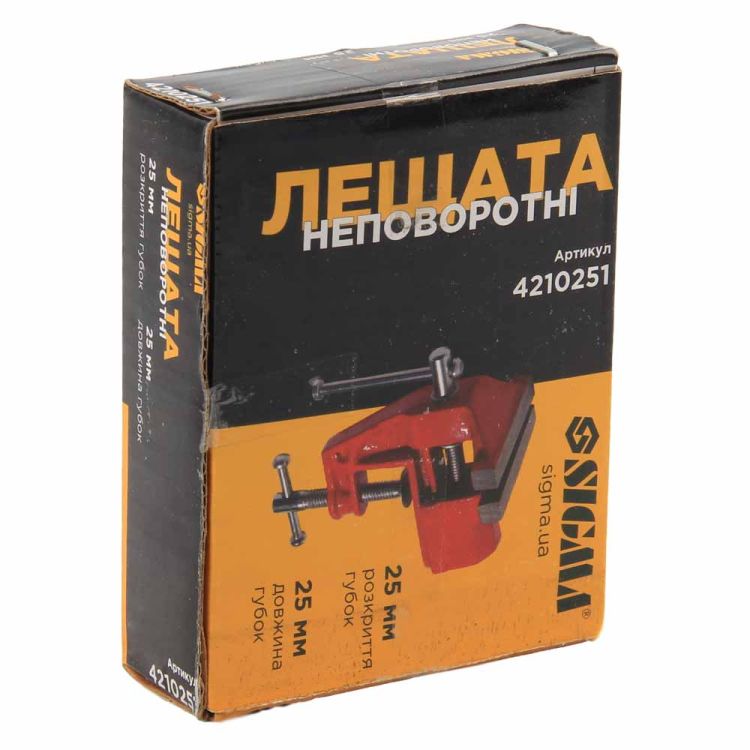 Лещата неповоротні 25мм для дрібних робіт Sigma (4210251) - 6