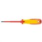Отвертка Insulated, SL4,0 x 100 мм, CrMo, до 1000 В, двокомп.рукоятка MTX PROFESSIONAL 129169 - 1