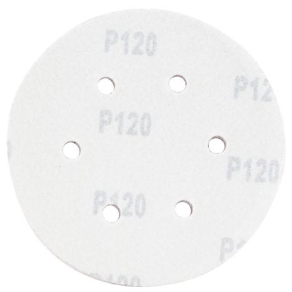 Шлифовальный круг 6 отверстий Ø150мм P120 (10шт) Sigma (9122271) - 2