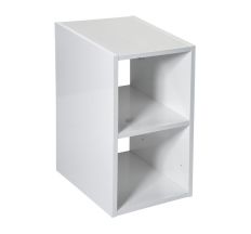 VICTORIA BASIC мебельный модуль 30см, без дверцы, белый глянец