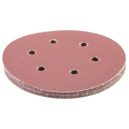 Шлифовальный круг 6 отверстий Ø150мм P150 (10шт) Sigma (9122281) - 3