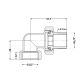 Згін-американка Thermo Alliance Standart 1/2&amp;quot;ВЗ нікель, кутовий TAS191W15 - 2