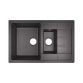 Кухонна мийка Lidz 780x495/200 BLA-03 (LIDZBLA03780495200) - 1