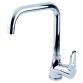 Смеситель HL Ø35 для кухни Г-гусак на гайке AQUATICA (HL-4B230C) - 1