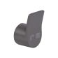 Ручка перемикача режимів Qtap (27,1x45,5x27,4) для душової системи Presto Graphite QTPRE271455274GRP50517 - 1