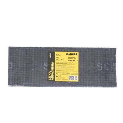 Сетки абразивные 5шт. 115х280мм (зерно 180) Sigma (9161801) - 1