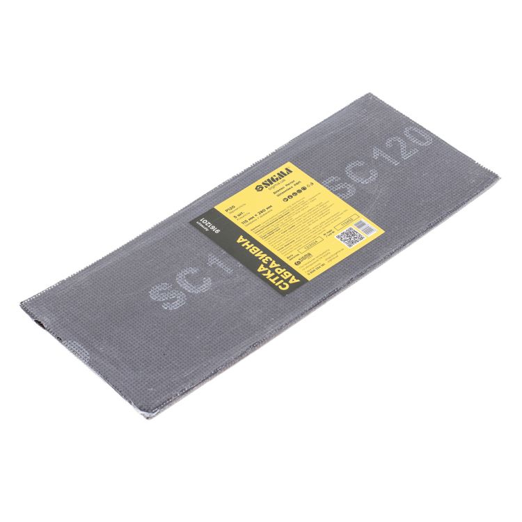 Сетки абразивные 5шт. 115х280мм (зерно 120) Sigma (9161201) - 2
