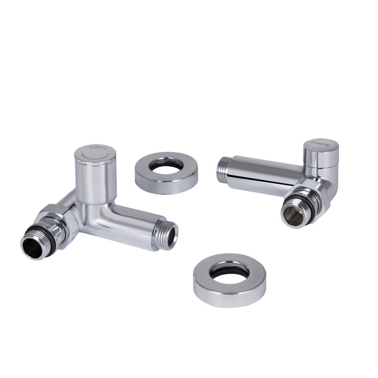 Комплект кранов SD Forte 1/2&amp;quot; НР для полотенцесушителя угловой SF395W15HE - 5