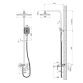 Душова система універсальна Qtap Crow на три споживача (з виливом) QTCRO111CRM48648 Chrome - 2