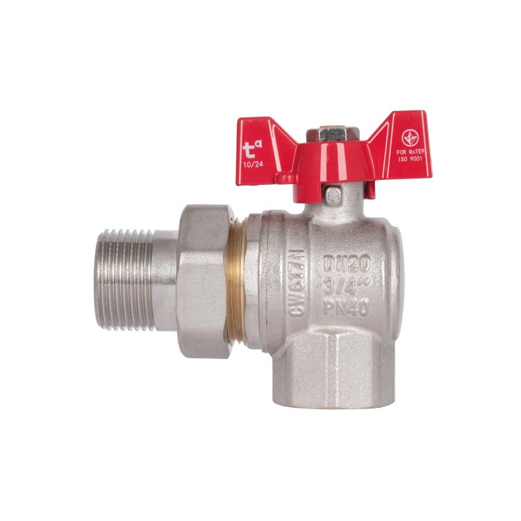 Кран угловой SD Plus с американкой 3/4&amp;quot; - 4