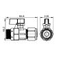 Кран металопл 16*1/2з SF262W15 SD Forte - 2