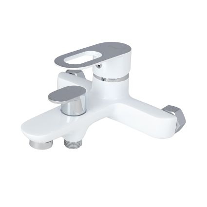 Смеситель для ванны Lidz Latwa 006 (с душевым гарнитуром) (k35) LDLAT006WHI45424 White - 4