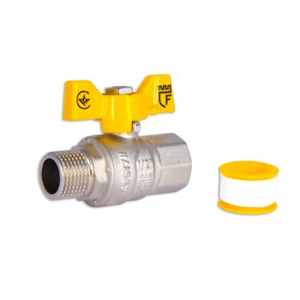 Кран кульовий SD Forte 1/2 ГШ газ - 3