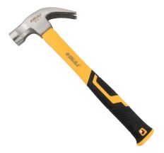 Молоток-гвоздодер 570г фиберглассовая рукоятка (магнит) SIGMA (4315051)