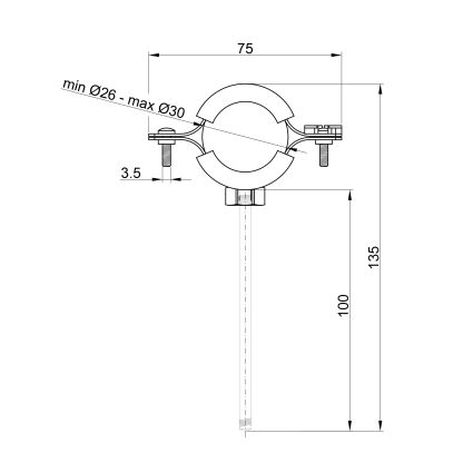 Хомут SD Plus 3/4&amp;quot; (пара) - 2