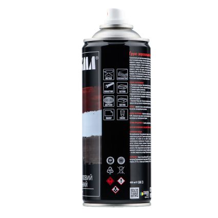 Грунт аерозольний акриловий 400мл RAL 3009 (червоно-коричневий) SIGMA (2737541) - 3