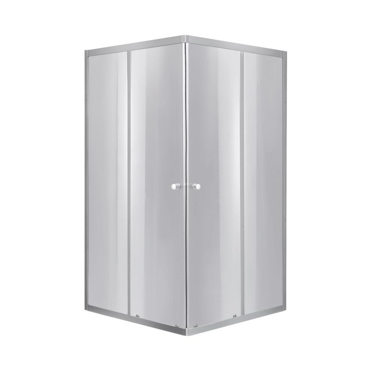 Душова кабіна Lidz Wawel SC90x90.SAT.LOW.DGR, скло темне тоноване 4 мм без піддона - 1