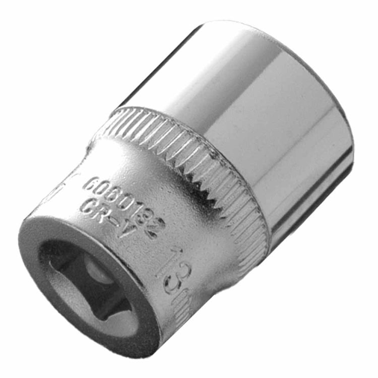 Насадка шестигранна коротка 1/4&amp;quot; 13мм CrV ULTRA (6060132) - 6