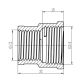 Муфта редукційна SD Forte 1/2&amp;quot;х3/4&amp;quot; ВВ - 2