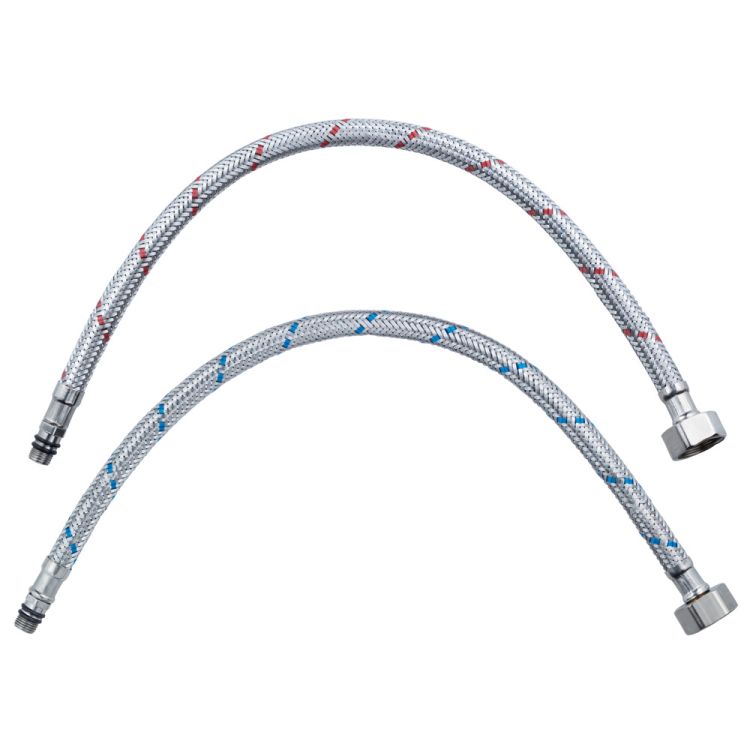 Смеситель PL 1/2&amp;quot; для кухни гусак высокий ухо на гайке AQUATICA (PL-4B455C) - 4