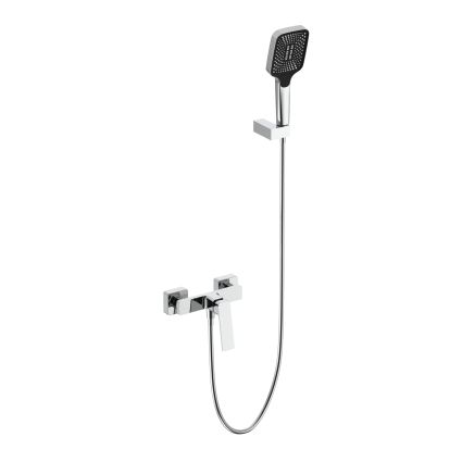 Змішувач для душу Qtap Capricorn з душовим гарнітуром Chrome (k35) QTCAP4060102C48221 - 1