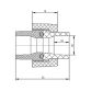 Муфта из PPR Blue Ocean 20 универсальная - 2
