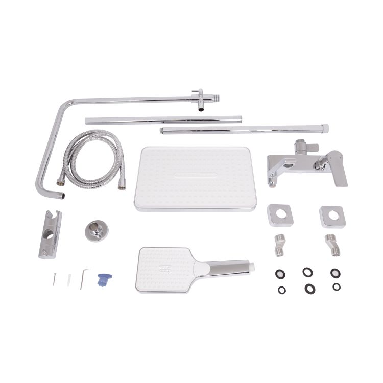 Душова система універсальна Qtap Arvin на три споживача (з виливом) QTARV111CRM48643 Chrome - 8