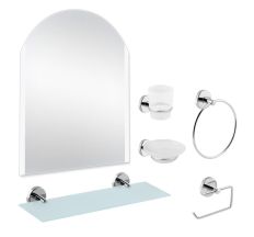 Набор для ванной комнаты SW 22-100 с зеркалом 5 в 1