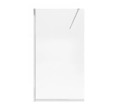 Душова перегородка Qtap Walk-In Standard CRM2011.C8 110х200 см, скло Clear 8 мм, покриття CalcLess