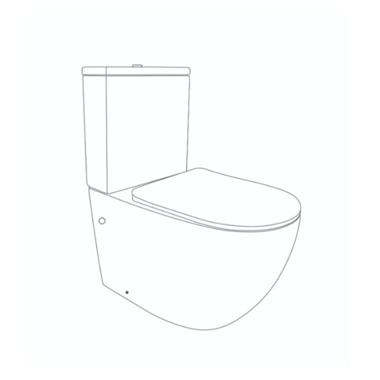 Унітаз підлоговий Qtap Jay Ultra Quiet з сидінням Soft-close 640x360x835 мм QT07222175TW White - 2