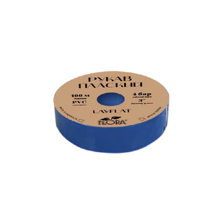 Рукав плоский LayFlat PVC 3&amp;quot; 4бар 100 м - 1