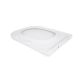 Сидіння для унітазу Qtap (Stork, Aquarius 630) 420x336x22 мм, White, з мікроліфтом, Slim Duroplast, Quick Release QTSC179W49263 - 3