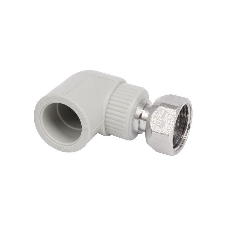 Колено с накидной гайкой Blue Ocean 25х3/4 латунный шток - 3