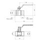 Кран кульовий SD Plus 3/4&amp;quot; РГГ вода PN40 - 2