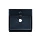 Раковина Qtap Nando LT 500х420х130 Matt black QT12116146AMB - 1