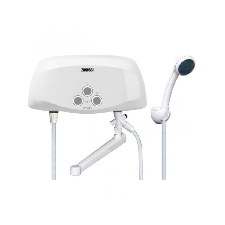 Водонагреватель проточный 5,5 кВт 3,1 л/мин ZANUSSI 3-logic 5.5 TS - 1