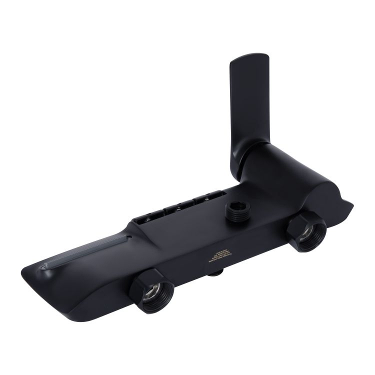 Душова система універсальна Qtap Slavonice на три споживача (з виливом) QTSLA111BLM45906 Black Matt - 10