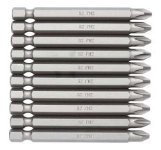 Набір біт РН2х75мм 1/4&quot; 10шт S2 (блістер) Sigma (4010231)