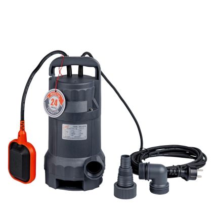 Насос дренажный садовый 0,4кВт Hmax 7м Qmax 233л/мин (част. до 25мм) LEO (773163) - 4