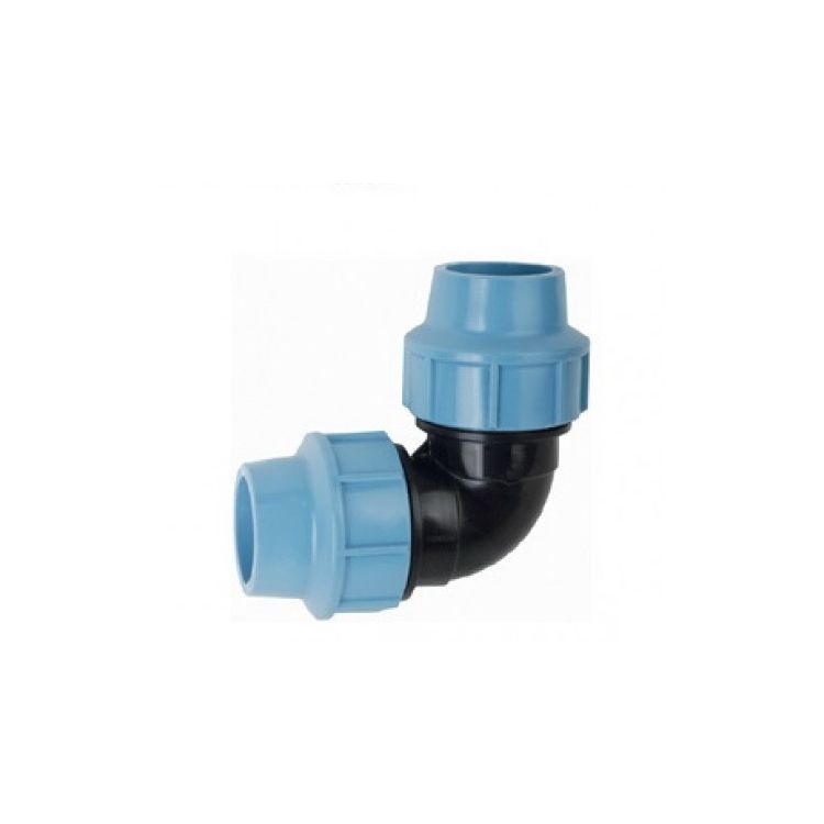 Колено зажимне SantehPlast 90х90 мм - 1