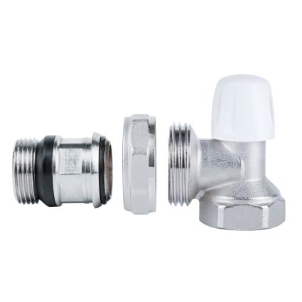 Кран д/рад. кутовий 3/4&amp;quot; нижній з антипротіканням 805+940 ICMA - 4