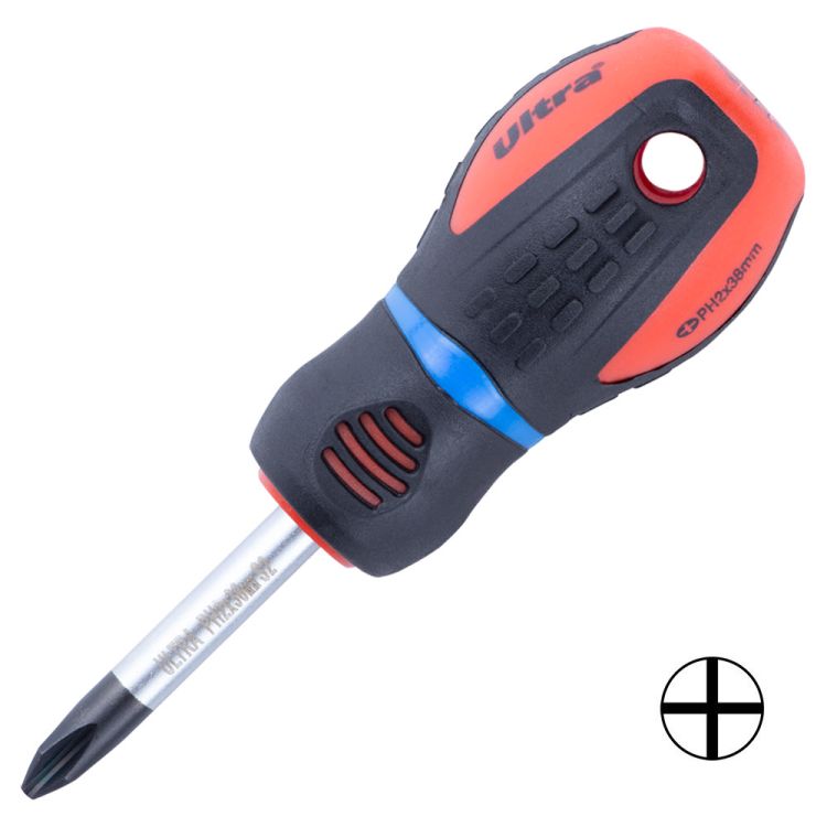 Отвертка крестовая PH 2×38мм S2 Profi ULTRA (4000402) - 1