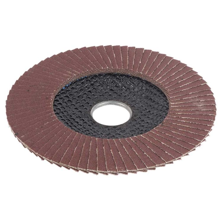 Круг лепестковый торцевой Т27 (прямой) Ø125мм P180 Sigma (9172161) - 4