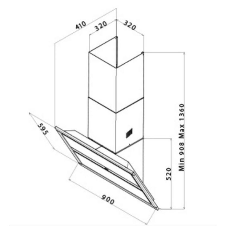 Вытяжка Apell Cappe CA90ATE - 2