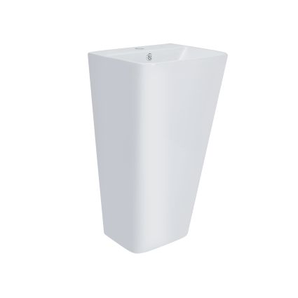 Раковина напольная моноблок Qtap Tern 440х380х830mm White QT1711G302WN - 3