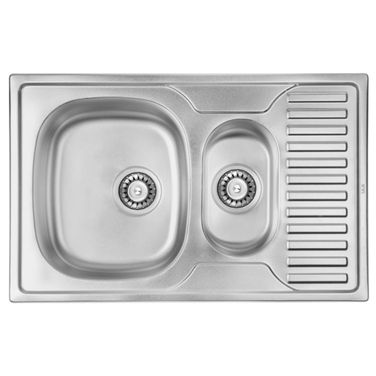 Кухонна мийка ULA 7301 Satin з доп чашею (ULA7301SAT08) - 1