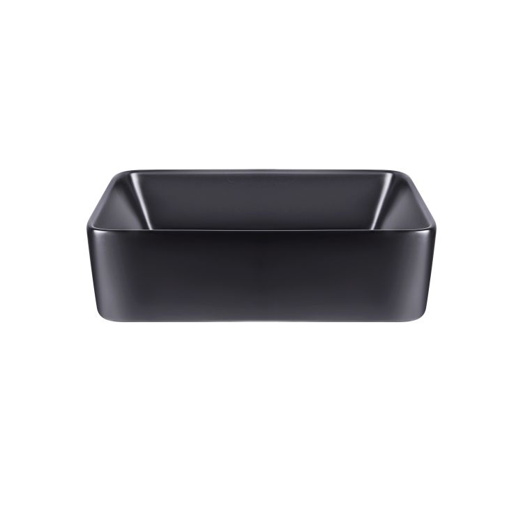Раковина-чаша Qtap Tern 480х370х135 Matt black QT176069MB - 3